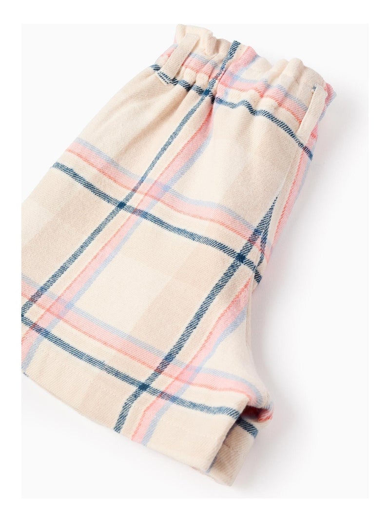 Short 100% coton, écossais ART ATTACK Beige clair - Kiabi