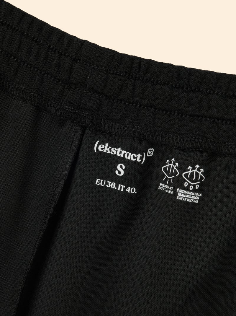 Short à bords contrastés - (ekstract) Noir - Kiabi