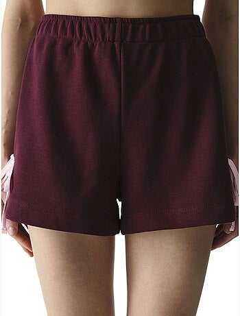 Short à détail nœud penti