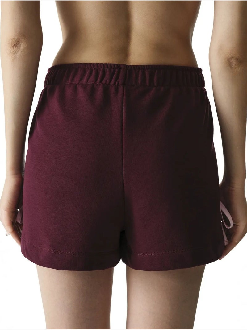 Short à détail nœud penti Rouge bordeaux - Kiabi