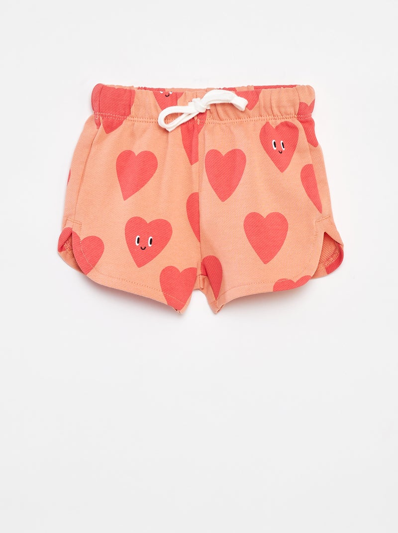 Short à imprimé - Grafik Edition Orange - Kiabi