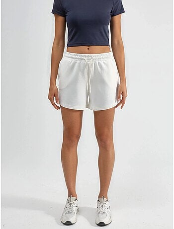 Short à jambes larges et taille mi-haute avec cordon de serrage busem