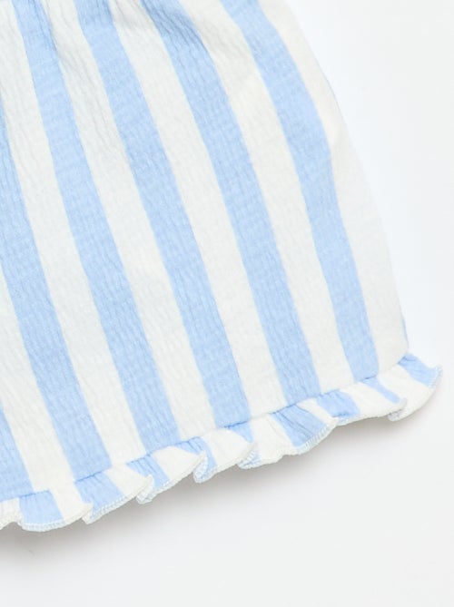 Short à motif avec base volantée - Kiabi