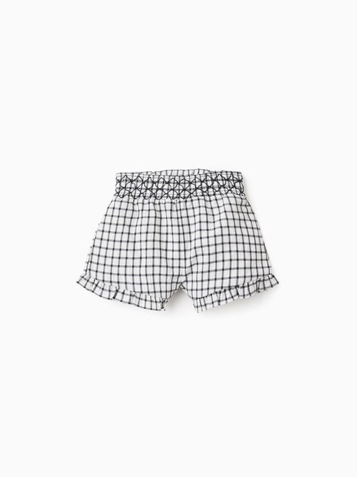 Short à Motif Vichy - Kiabi
