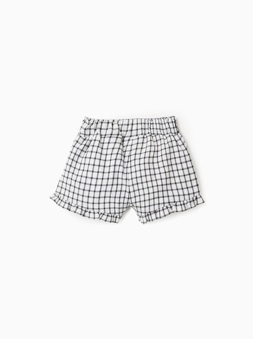 Short à Motif Vichy - Kiabi