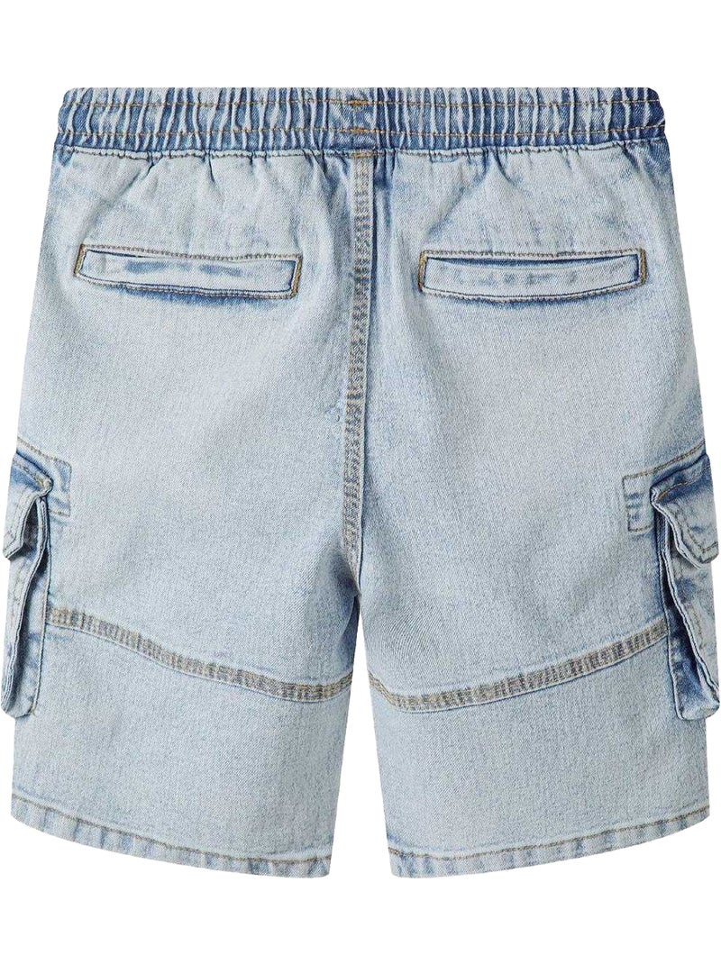 Short à poches - minoti Bleu - Kiabi