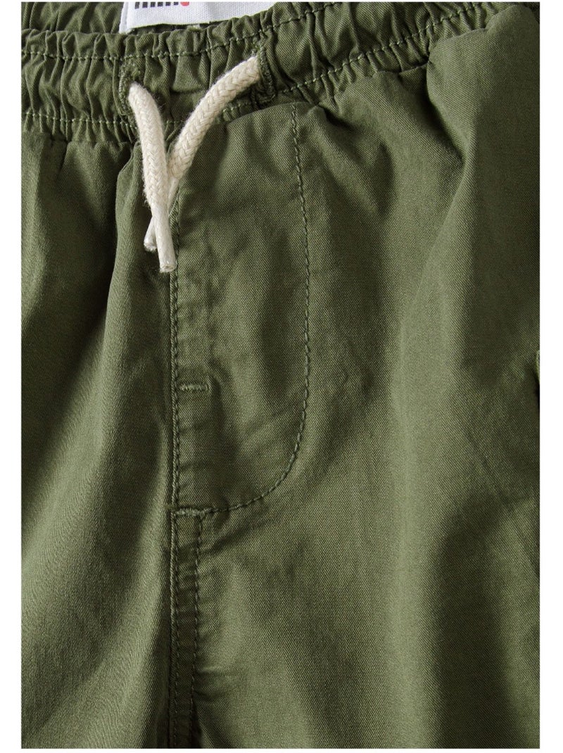Short à poches - minoti Vert kaki - Kiabi