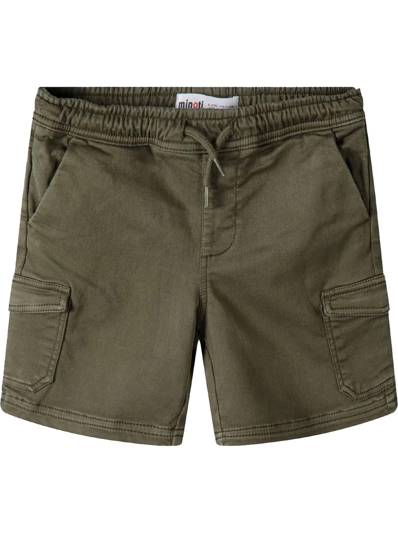 Short à poches - minoti Vert kaki - Kiabi