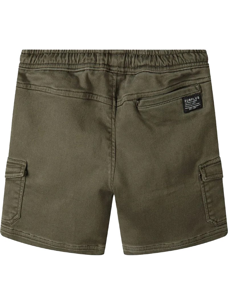 Short à poches - minoti Vert kaki - Kiabi