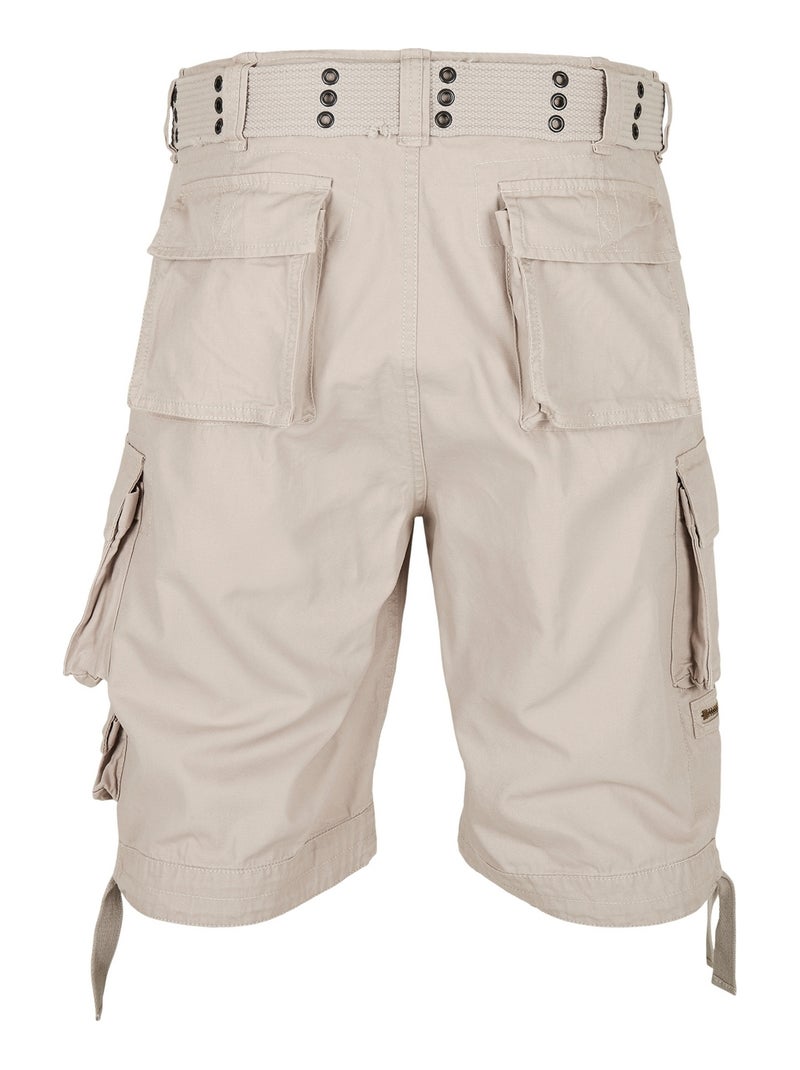 Short à poches savage - build your brand Blanc nacré - Kiabi