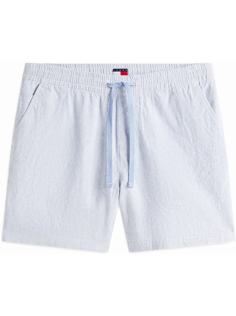 Short à rayures - Tommy jeans Bleu clair - Kiabi