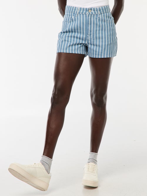 Short à rayures - Kiabi