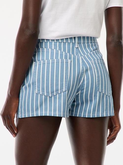 Short à rayures - Kiabi