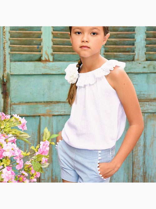 Short  à Rayures  et  à Pompons  ANGIE - La Faute à Voltaire - Kiabi