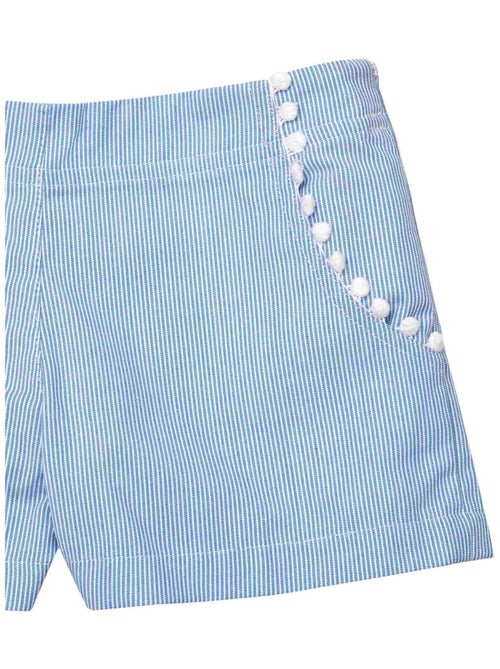 Short  à Rayures  et  à Pompons  ANGIE - La Faute à Voltaire - Kiabi