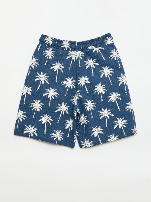 Short à taille élastiquée en coton - Kiabi Short à taille élastiquée en coton - Kiabi