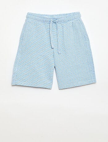 Short à taille élastiquée en coton