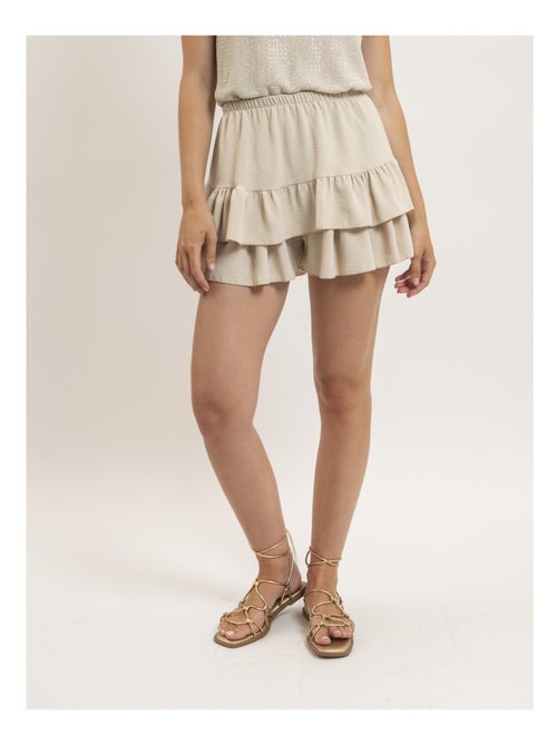 Short à volants effet jupe XEPINE - Kiabi