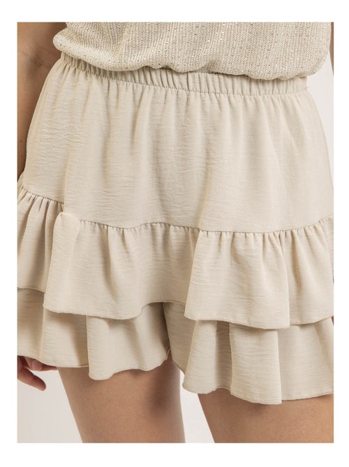 Short à volants effet jupe XEPINE - Kiabi