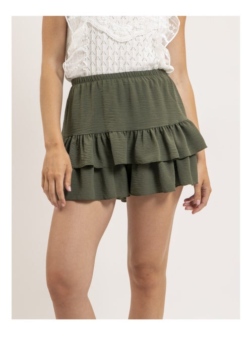 Short à volants effet jupe XEPINE - Kiabi