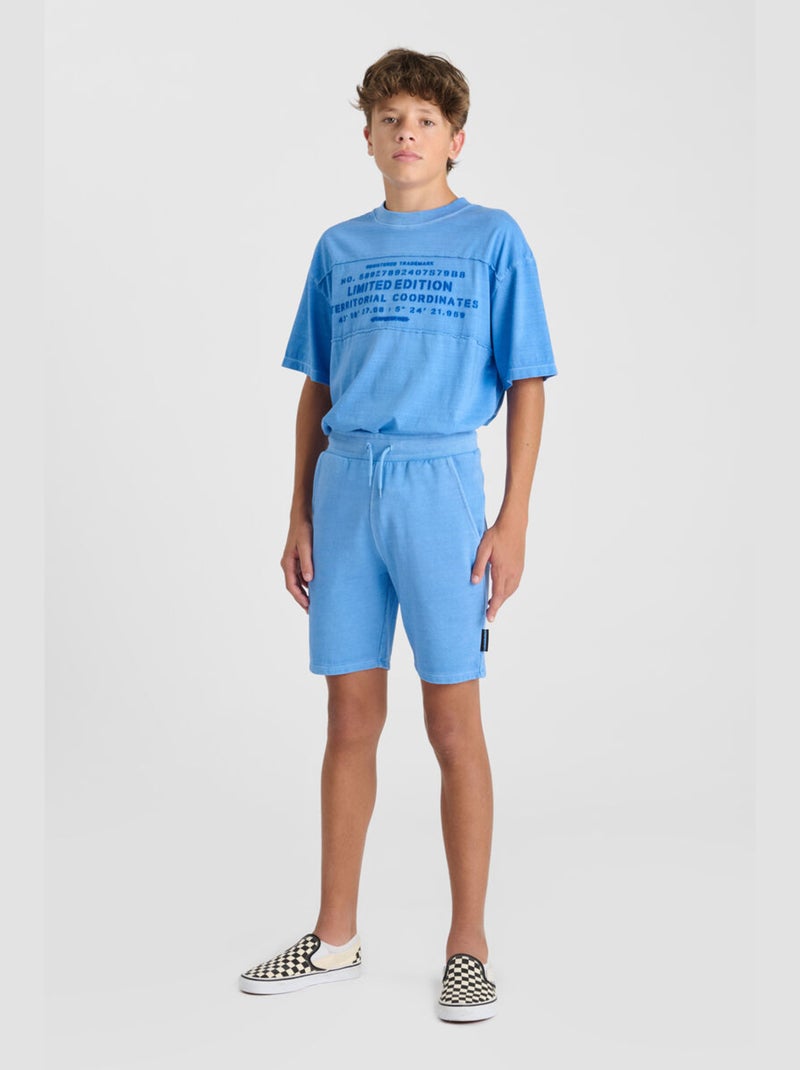Short ALVEBO 'Le Temps Des Cerises' Bleu - Kiabi
