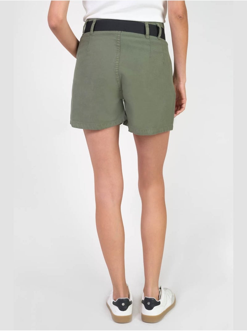 Short AMB 'Le Temps Des Cerises' Kaki - Kiabi