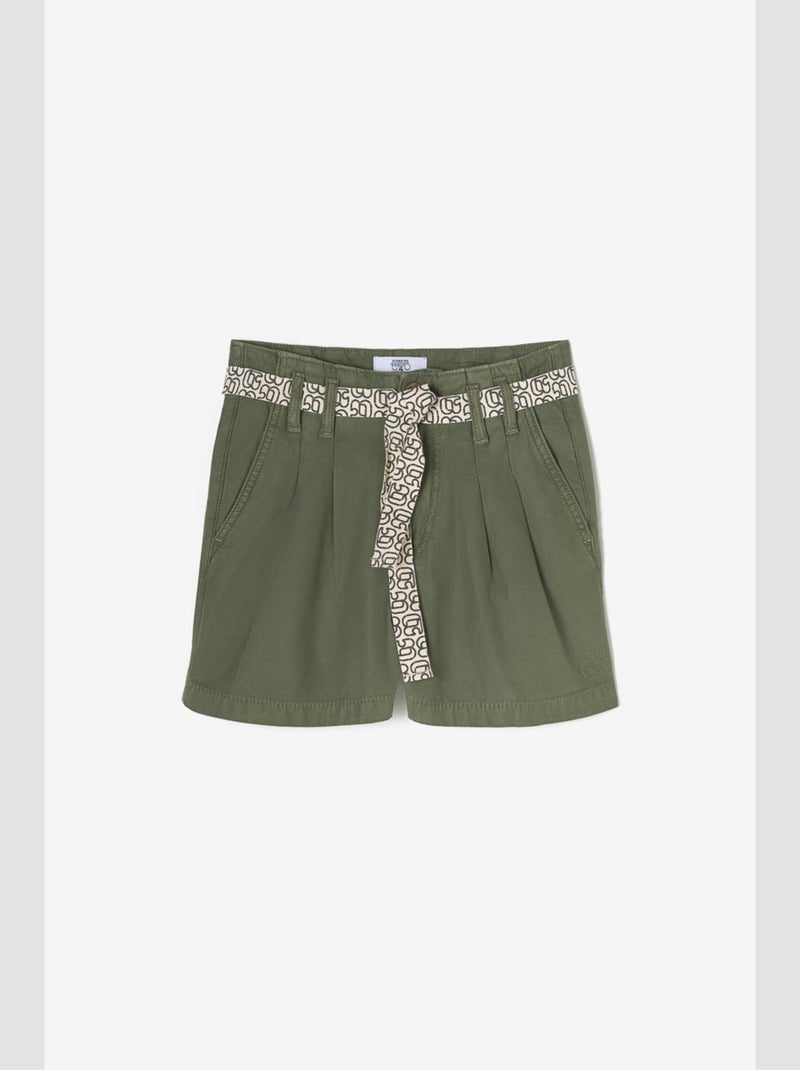 Short AMBA 'Le Temps Des Cerises' Kaki - Kiabi