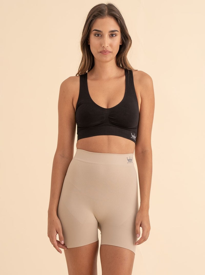 Short amincissant haut avec fibre Emana, Lina Beige - Kiabi