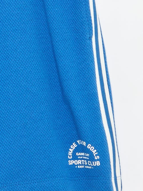 Short ample avec lignes contrastées sur les côtés - Kiabi