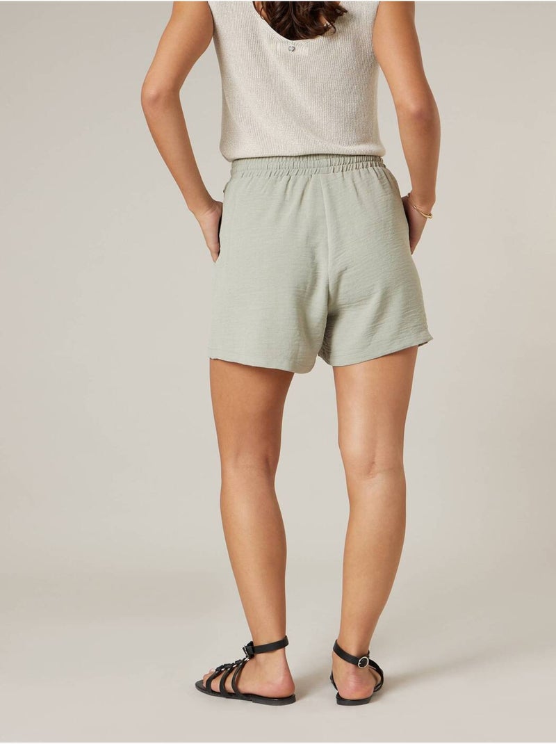Short ample femme 'Deeluxe' Vert tilleul - Kiabi