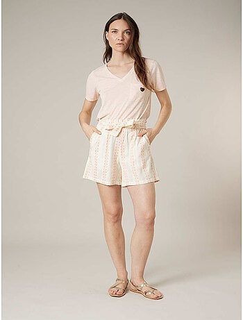Short ample femme en 100% coton 'deeluxe'