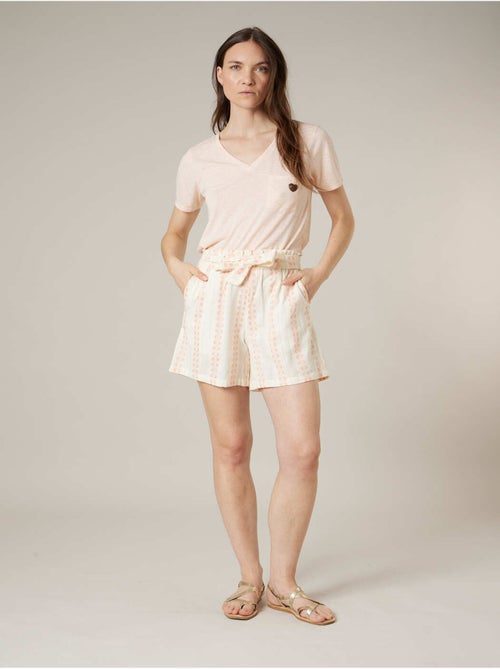 Short ample femme en 100% coton 'Deeluxe' - Kiabi