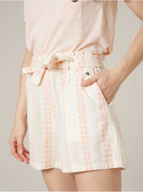 Short ample femme en 100% coton 'Deeluxe' - Kiabi