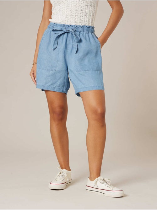 Short ample femme en lyocell 'Deeluxe' - Kiabi