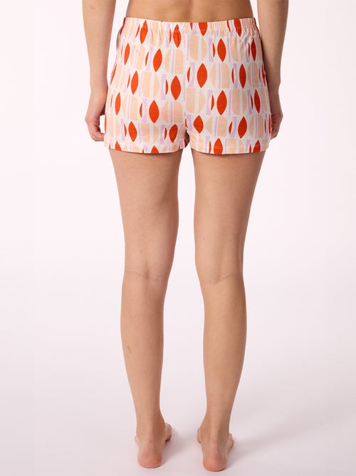 Short   ATTITUDE orange - MELISSA BROWN - Kiabi