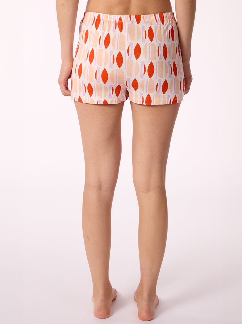 Short   ATTITUDE orange - MELISSA BROWN Orange - Kiabi