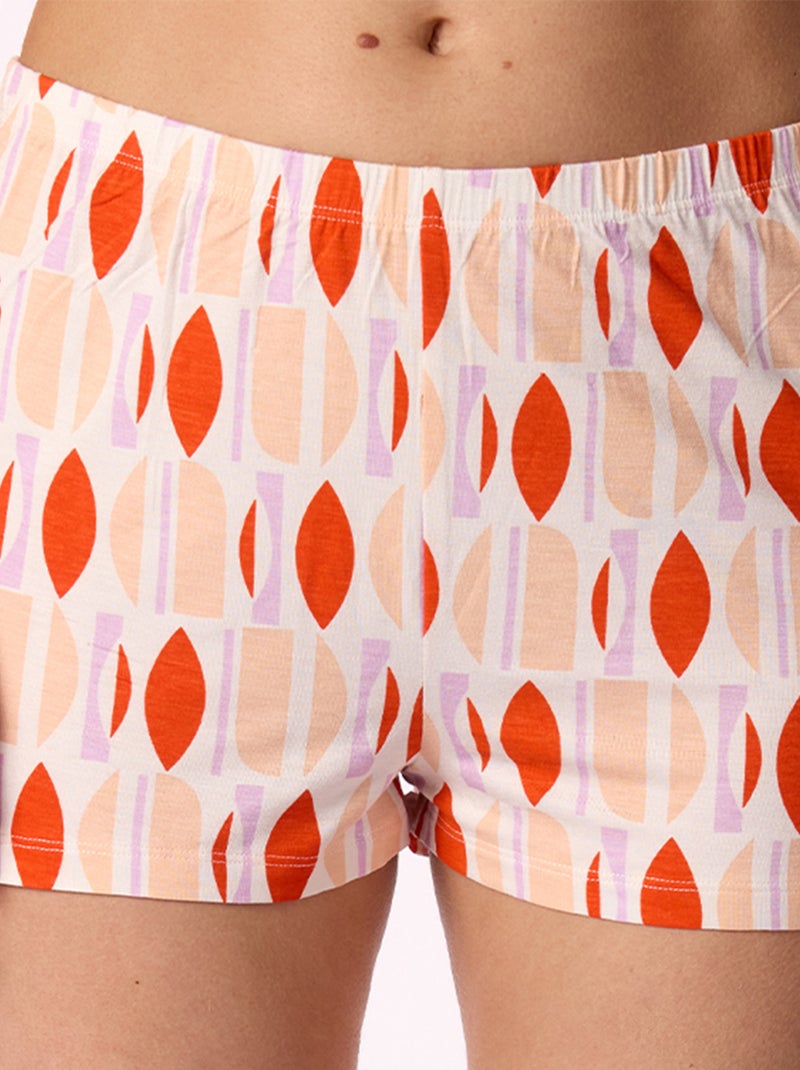 Short   ATTITUDE orange - MELISSA BROWN Orange - Kiabi