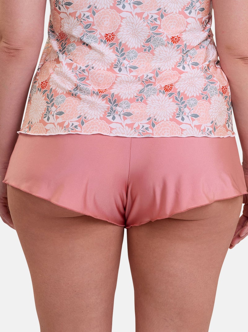 Short aurélie sans complexe lingerie Blanc Rose - Kiabi