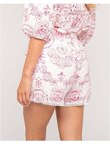 Short avec broderie XARIAH