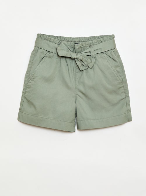 Short avec ceinture nouée - Kiabi