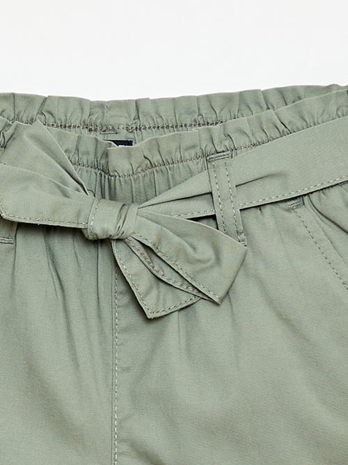 Short avec ceinture nouée - Kiabi