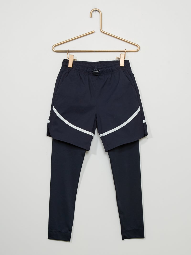 Short avec legging bleu marine - Kiabi