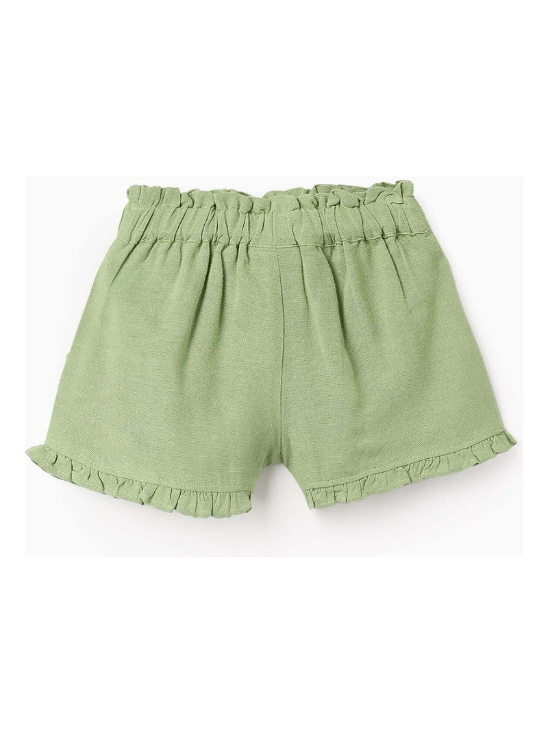 Short avec Nœud Vert clair - Kiabi