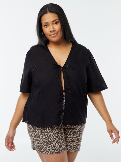 Short avec taille élastiquée - Kiabi