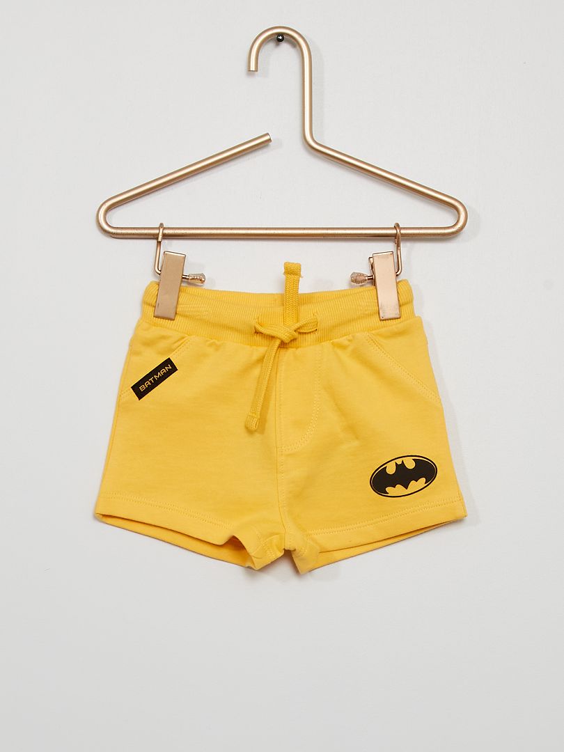 Short 'Batman' jaune - Kiabi