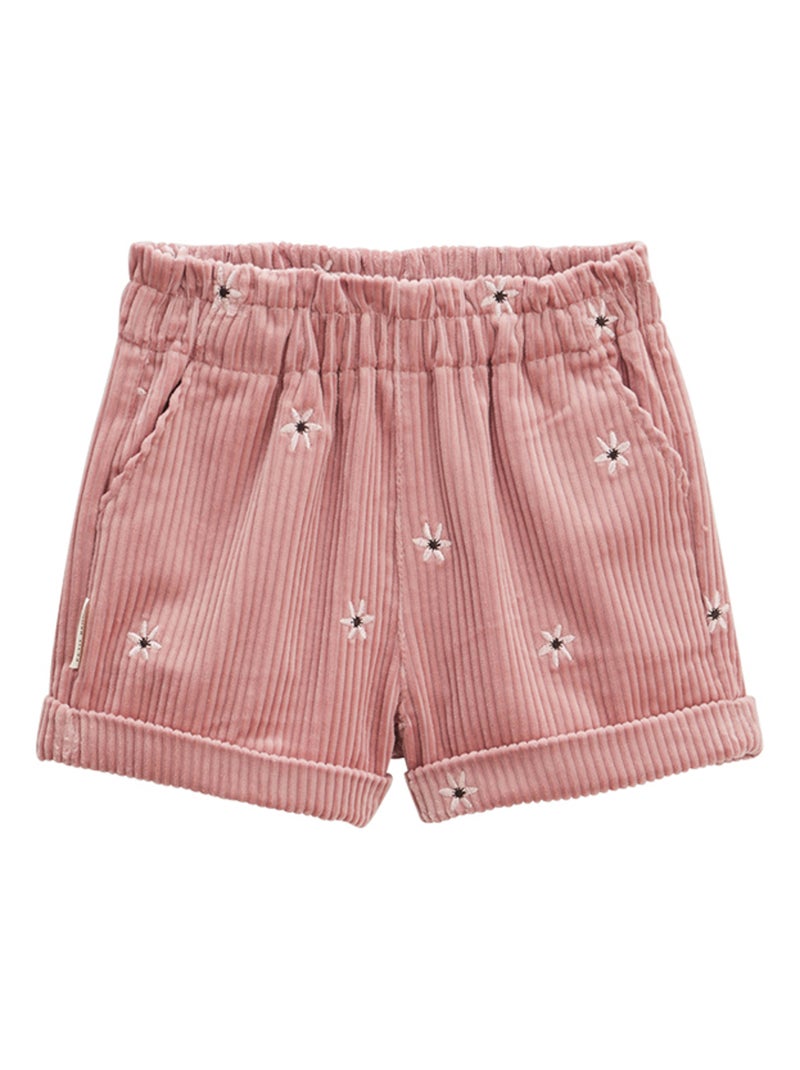 Short bébé en velours côtelé Bloom Rose - Kiabi