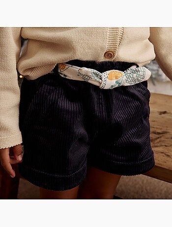 Short bébé en velours côtelé Holamuchacha