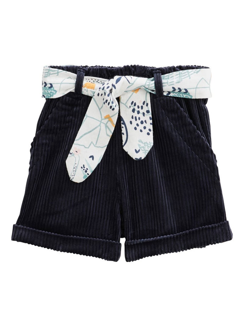 Short bébé en velours côtelé Holamuchacha Bleu - Kiabi