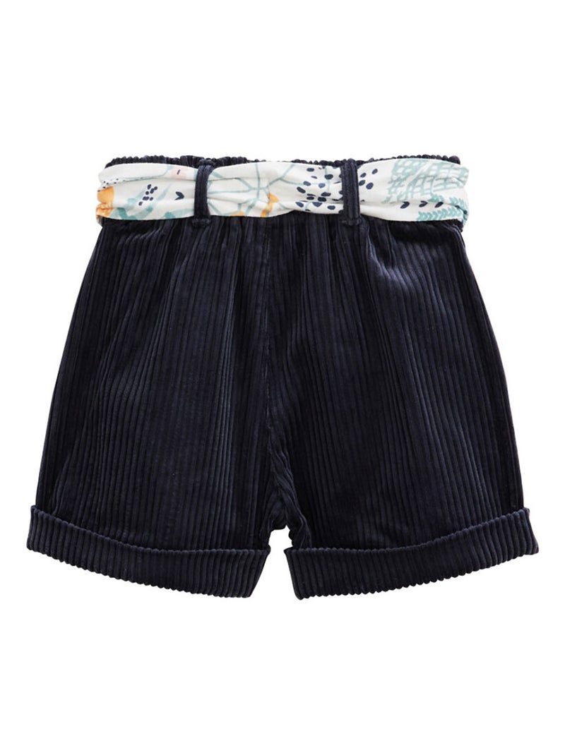 Short bébé en velours côtelé Holamuchacha Bleu - Kiabi