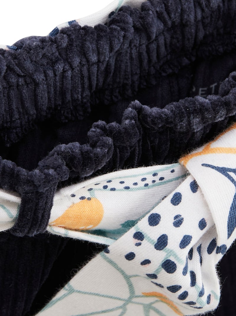 Short bébé en velours côtelé Holamuchacha Bleu - Kiabi